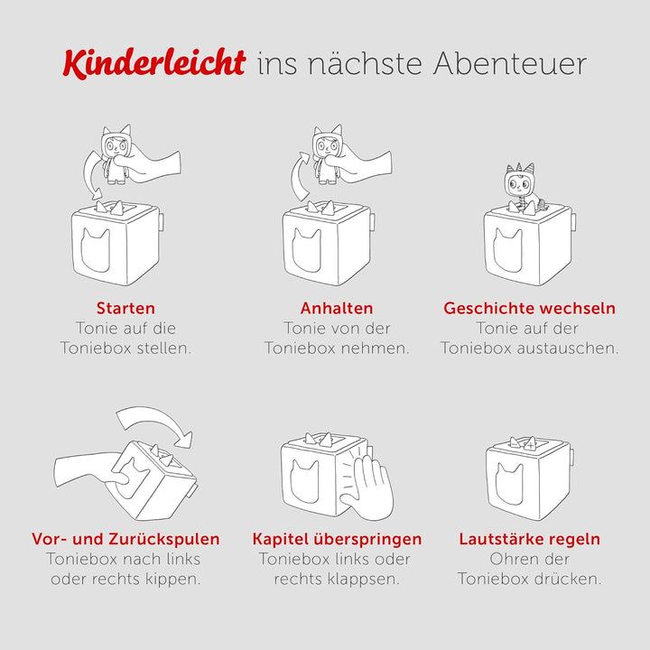 tonies Hörfigur für Toniebox, DC – Batwheels, Hörspiel mit 5 Geschichten für Kinder ab 5 Jahren, Spi