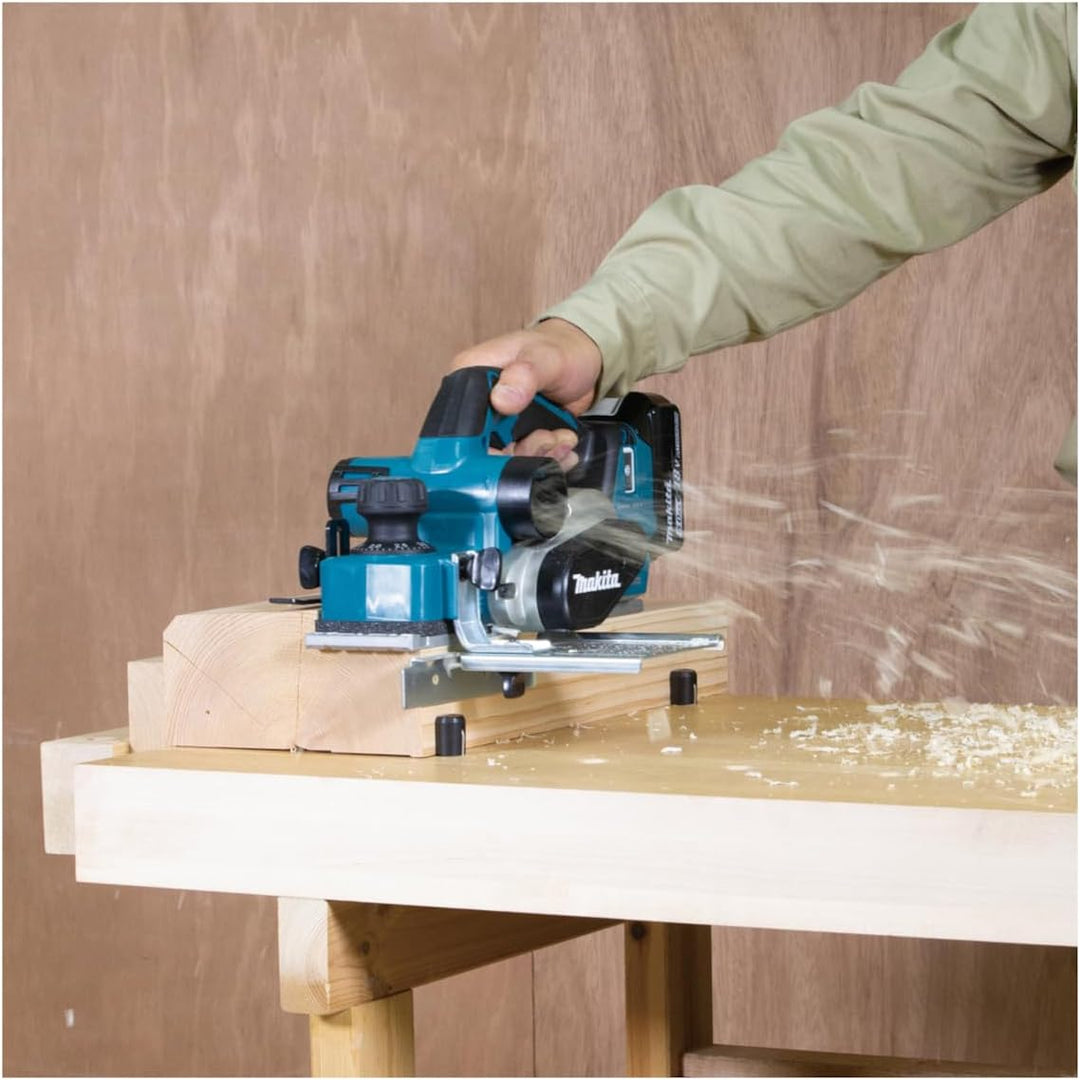 Makita DKP181Z Akku-Hobel 82 mm 18 V (ohne Akku, ohne Ladegerät), Akku-Hobel