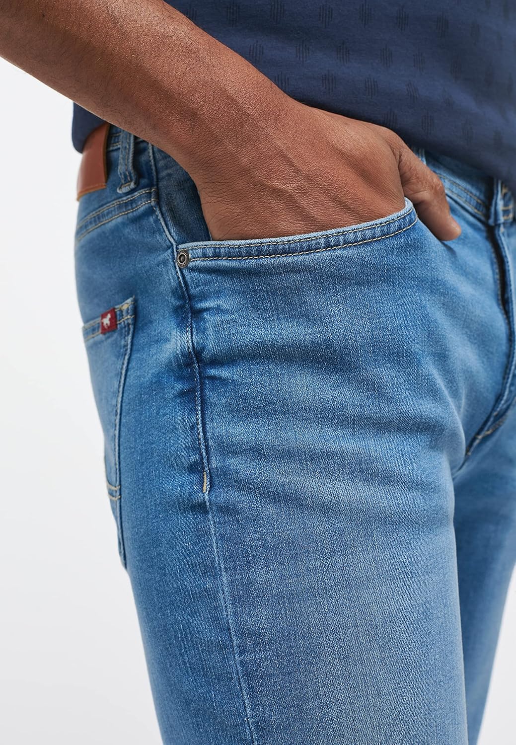 MUSTANG Herren Style Vegas Jeans 28 Slim Lang Blau, 28 Slim Lang Blau