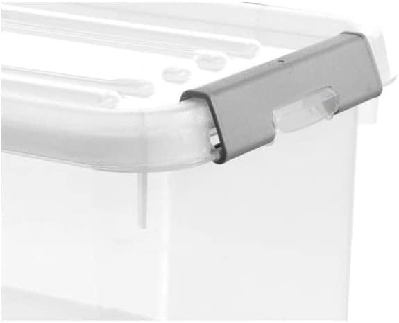 CURVER Box Handy Plus, 65 l, Clips, Weiss – 100% recycelbar, Kunststoff