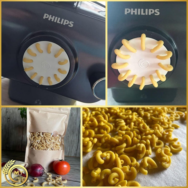 MY PASTA - Hörnchen Gabelletti - Zubehör geeigent für Kitchenaid Pastamaker Nudelmaschine - Pasta Di