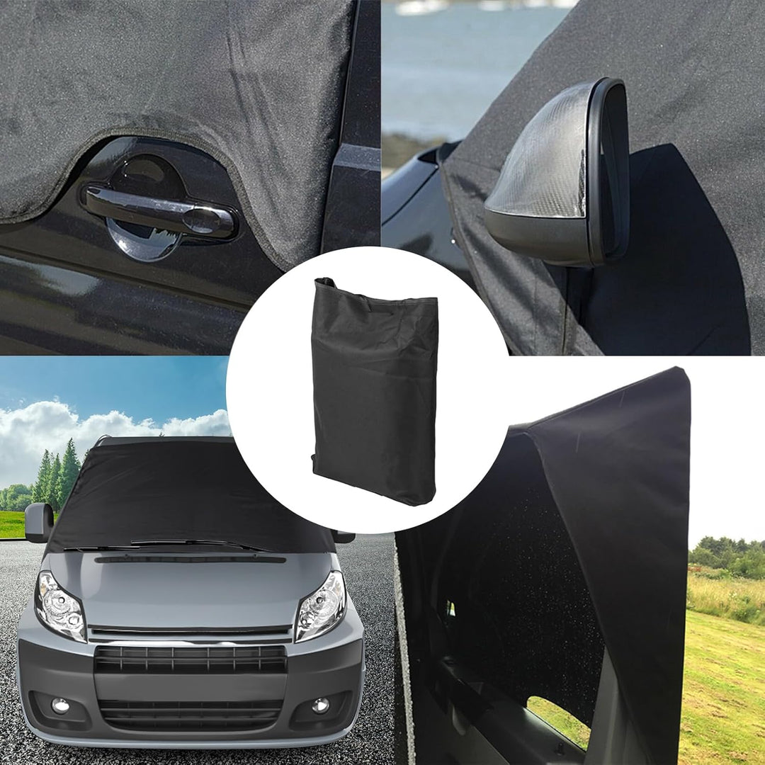 Opaltool Auto Windschutzscheiben Abdeckung für Citroen Jumpy Opel Vivaro 2016-2024, 600D Frontscheib