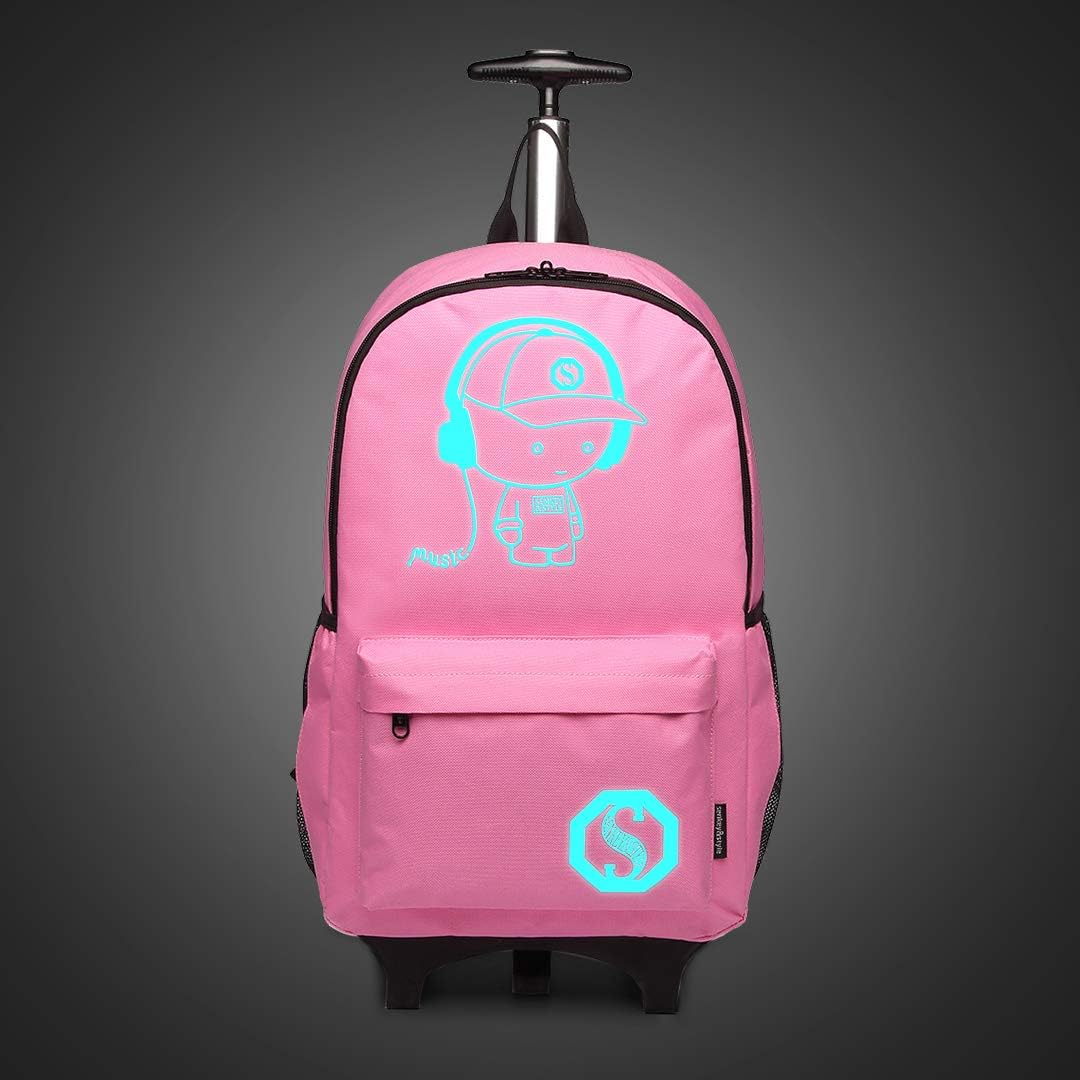 KONO Kinderrucksack Rucksack Backpack Schulrucksack Gepäck Koffer Kabine Rädern Trolley Reise Rädern