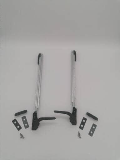 CR-MOESANCO® Kompass-Set rechts + Links für Wohnwagen 27,6 cm, Fensterarm-Haltestütze für Wohnmobile