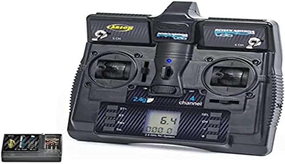 Carson 500500085 - FS Reflex Stick Pro 3.1 2.4G LCD 4 Kanal, Modellbau, Zubehör, Fernsteuerung, Empf
