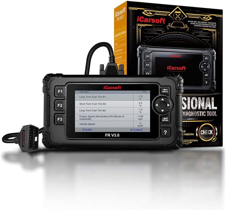 iCarsoft FR V3.0 – Koffer / Diagnosewerkzeug für Autos, leistungsstark, kompatibel mit Peugeot, Citr
