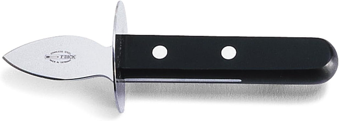 F. DICK Austernbrecher (Klingenlänge 6 cm, Griff aus hygienischem Kunststoff, inkl. Schutzplatte – s