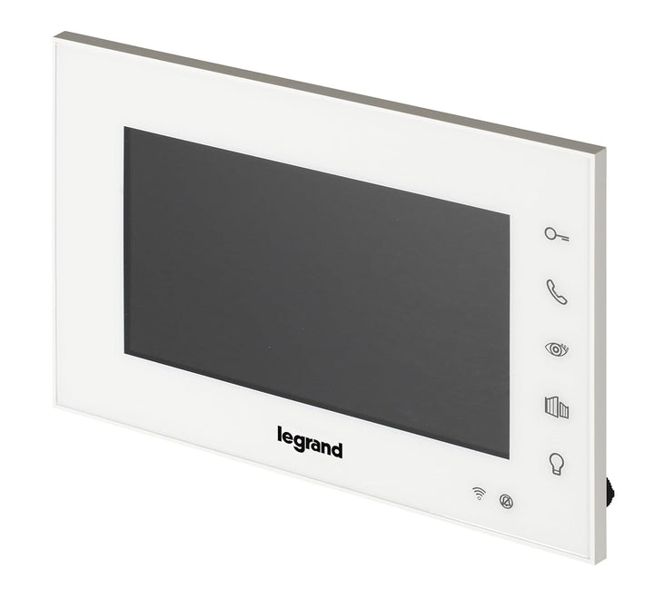 LEGRAND, EASYKIT WiFi-Video-Innenstelle, 7"-Hochglanz-Farbmonitor, Sensortasten, Smartphone-Anbindun