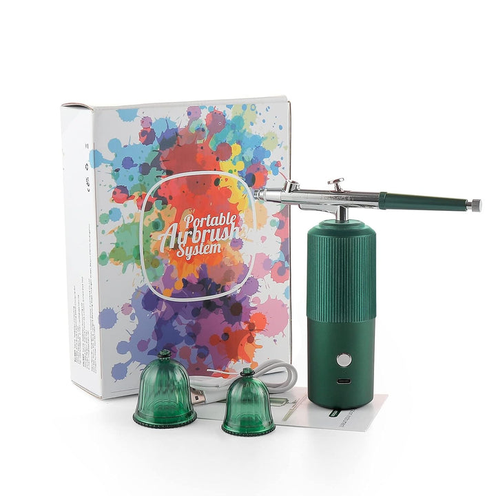 Kabelloses Airbrush Set Mit Kompressor, Airbrush-Kit mit Kompressor, Tragbare kabellose Airbrush Wie
