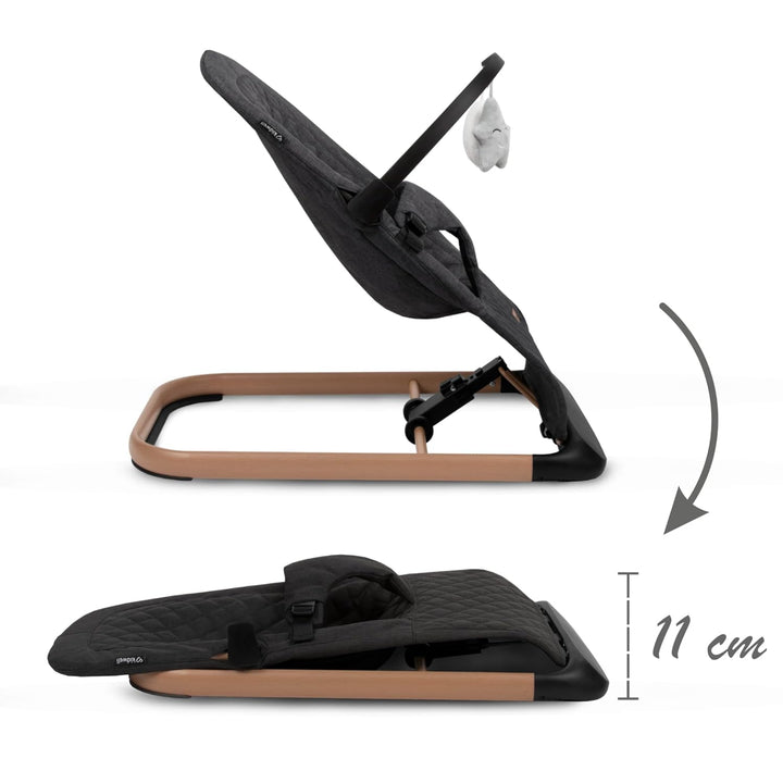 COIL Babywippe – Verstellbare, Ergonomische Baby Wippe ab Geburt bis 9 kg – Tragbare, Schaukelstuhl