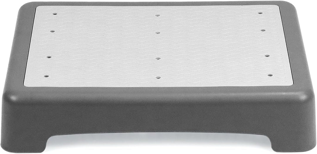 QWORK® rutschfest Halbstufe 9cm - Tragbare Steighilfe & Einstiegshilfe Tritthocker bis 220 kg Belast