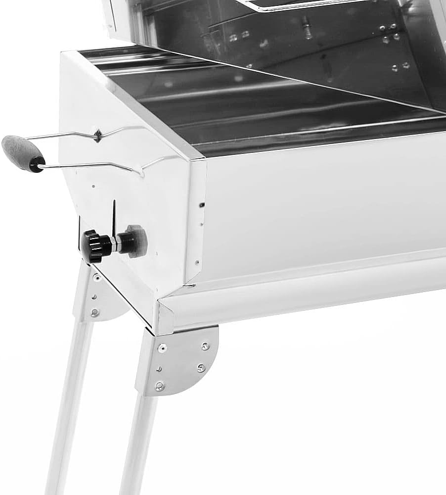Mangal Holzkohlegrill President mit Kohlebehälter Edelstahl