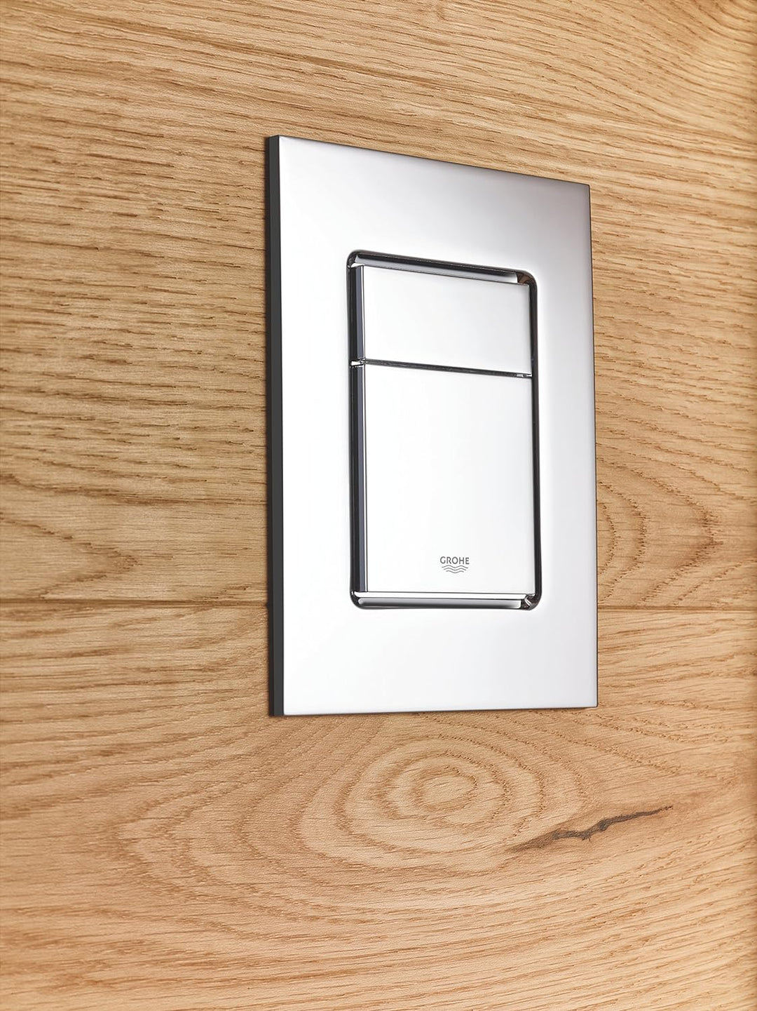 GROHE Skate Cosmopolitan S | WC- Betätigungsplatte für Rapid SL | S-Size, 130 x 172 mm, 2-Mengen- un