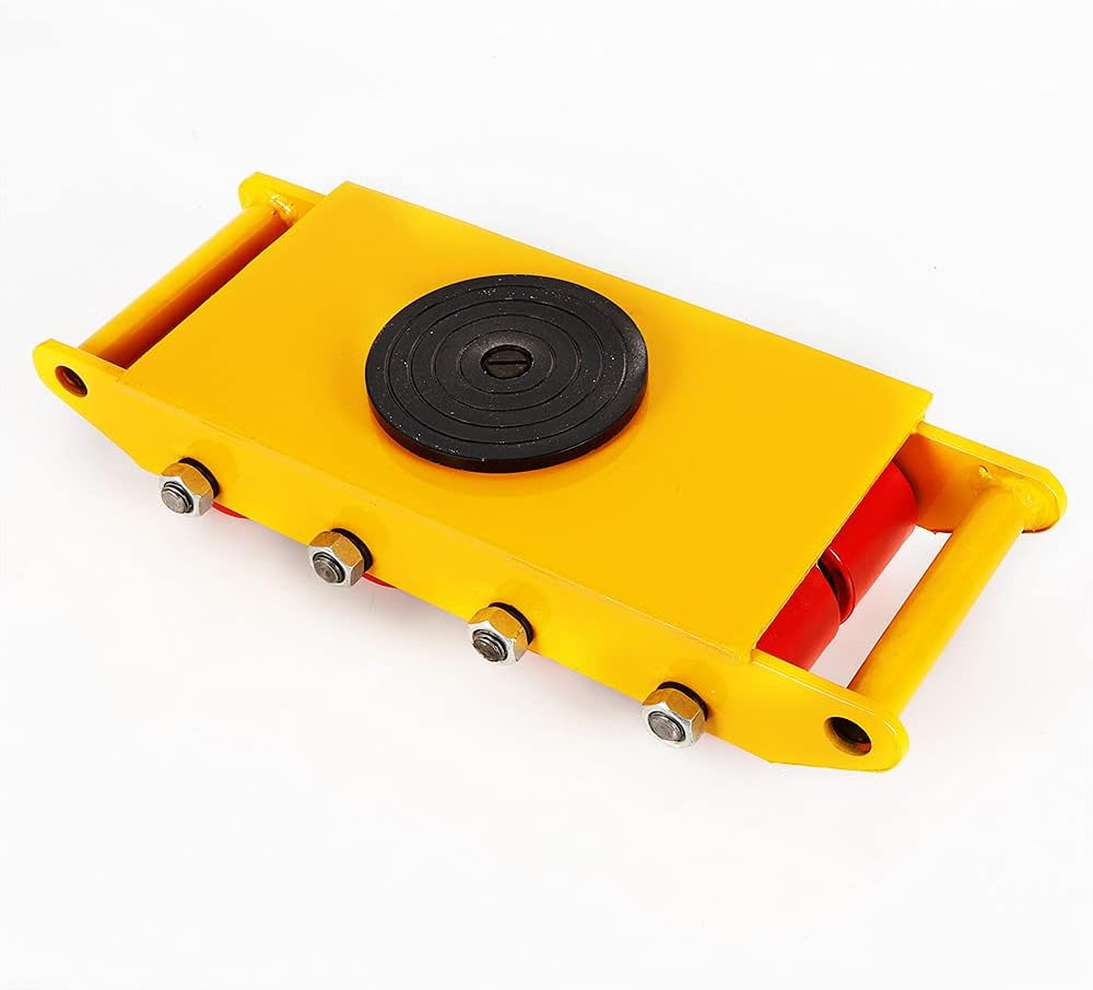 BJTDLLX 8T Transportfahrwerk Transportrollen 17600 lbs Schwerlastrolle Industrie Schwer Tank Panzerr