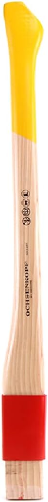OCHSENKOPF OX E-648 H-1250 Ersatzstiel, Hickory, Knauf ROTBAND-PLUS 700 mm, Gelb 70.0 x 9.9 x 9.9 cm