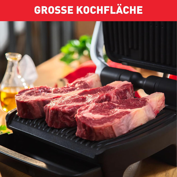 Tefal Optigrill Elite GC750D | Kontaktgrill | Elektrischer Indoor-Grill | 12 automatische Grillprogr
