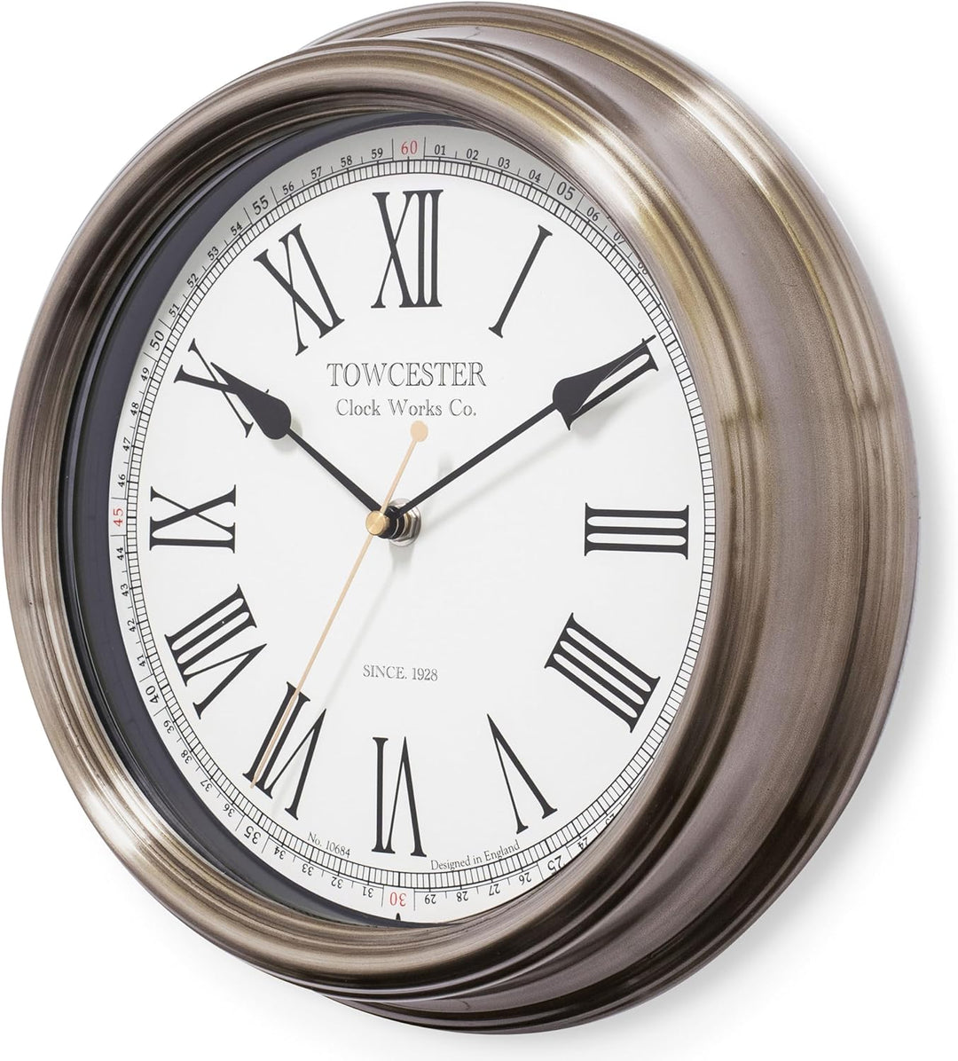 Towcester Clock Works Co. Acctim 26708 Redbourn Wanduhr, Gold