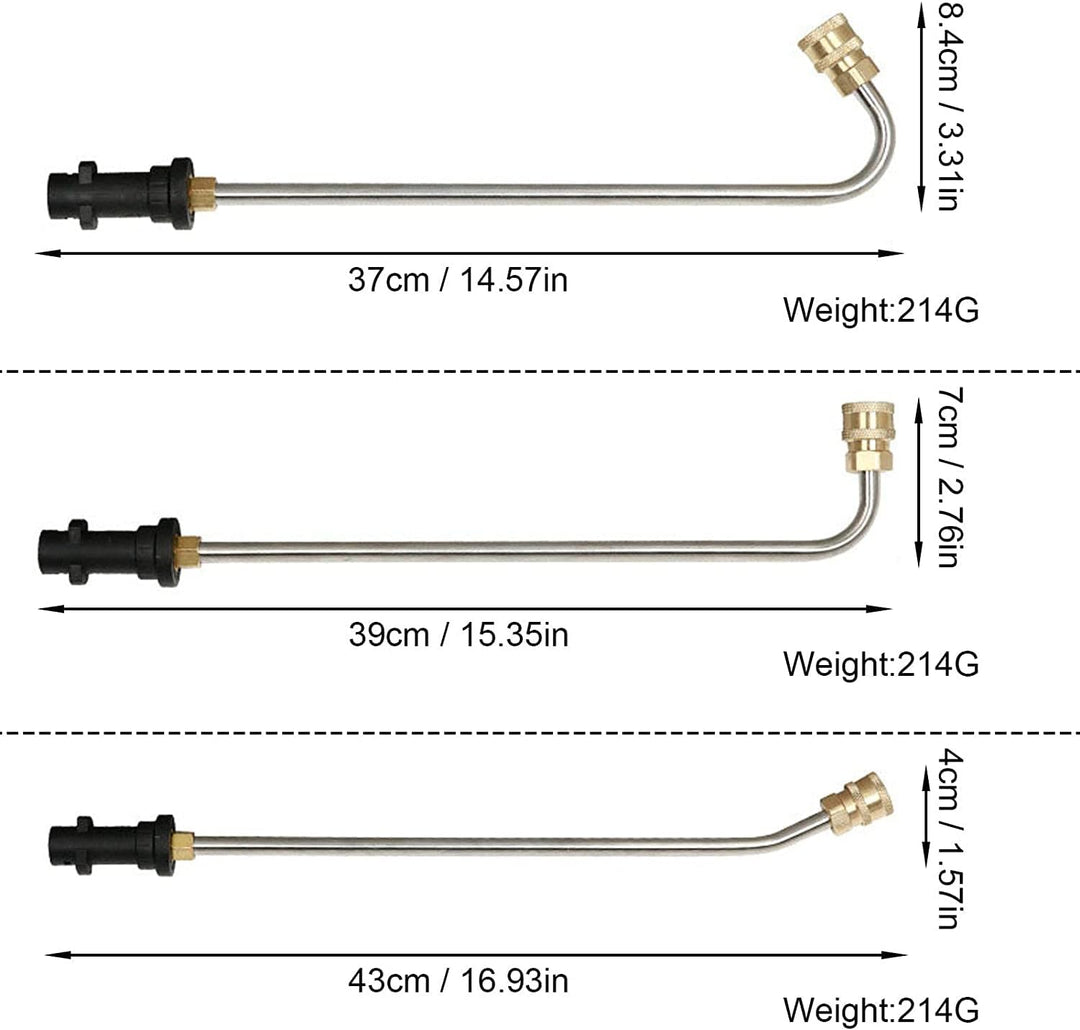 Dachrinnenreinigung Werkzeuge für Kärcher K2 K3 K4 K5 K6 K7, Hochdruckreiniger-Verlängerungsstab Dac