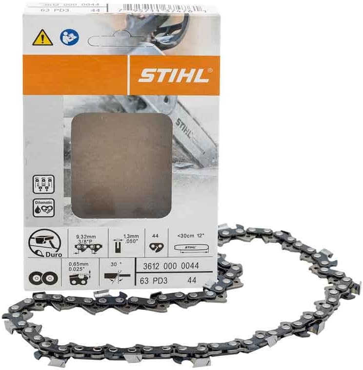 STIHL 3612 000 0044 Sägekette Picco Duro 1,3mm 3/8' 44 Glieder 30 cm, für mehrere Modelle passend