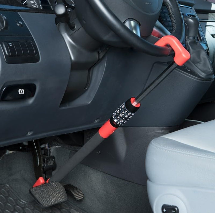HEYNER® Lenkradschloss Auto Wegfahrsprre Diebstahlschutz, Pedal blockieren