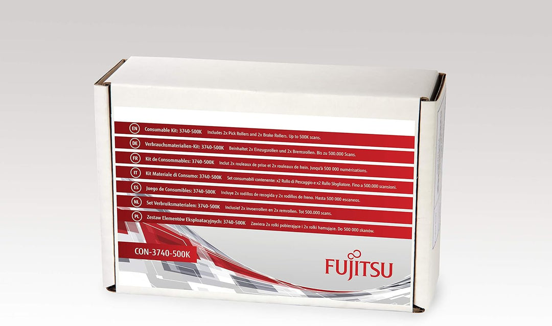 Fujitsu PFU Verbrauchs-Set 3740-500K für fi-7600, fi-7700S, fi-7700 inkl. 2 x Pick-Rollen und 2 x Br