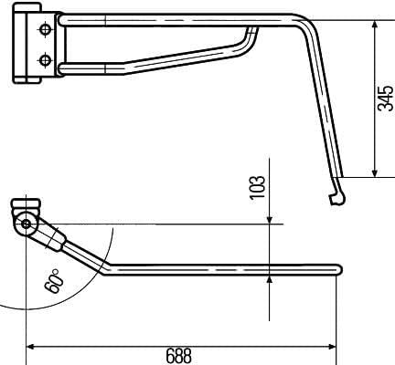 HELLA - Halter, Aussenspiegel - elektrisch - Breite: 688mm - Höhe: 345mm - 6-polig - rechts - 8HG 50