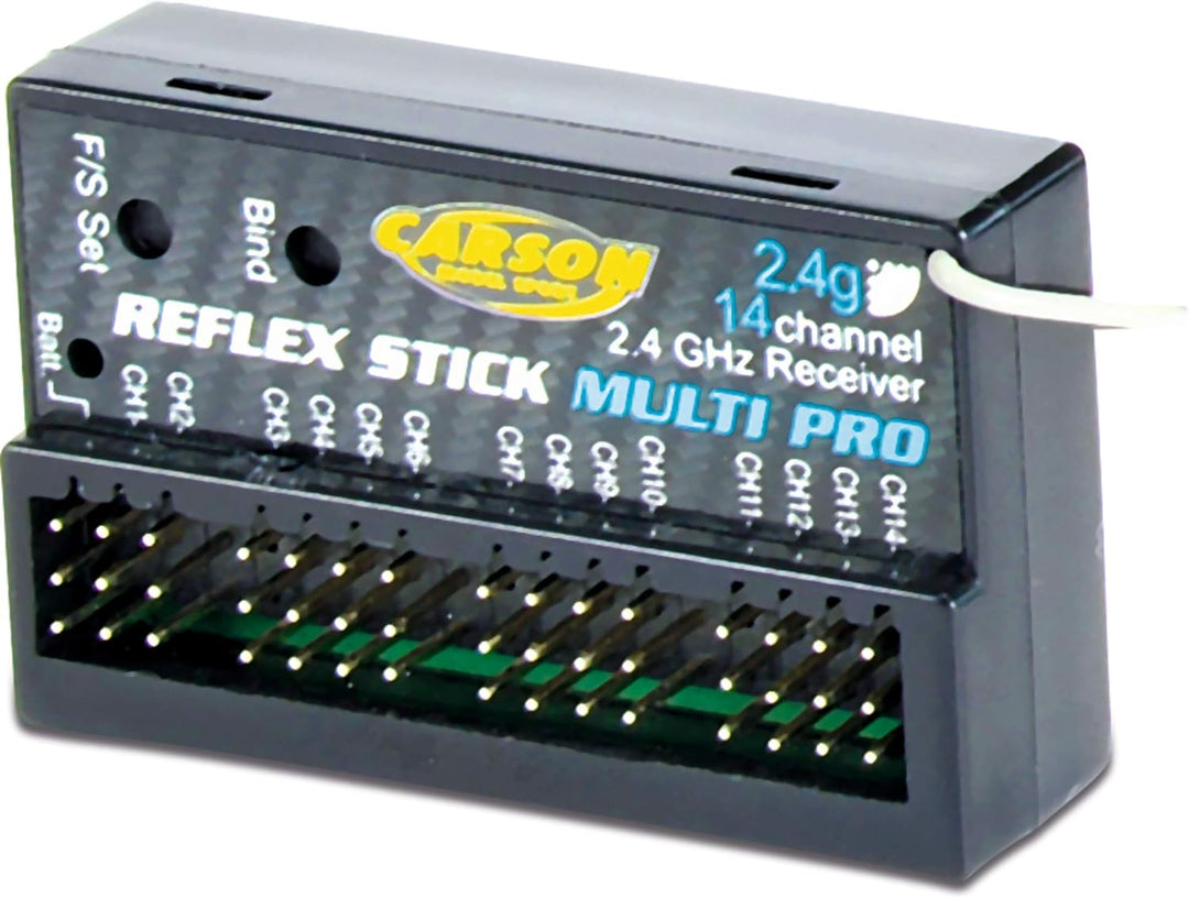 Carson 500501003 Modellsport Reflex Stick Multi PRO Hand-Fernsteuerung 2,4GHz Anzahl Kanaele: 14 ink