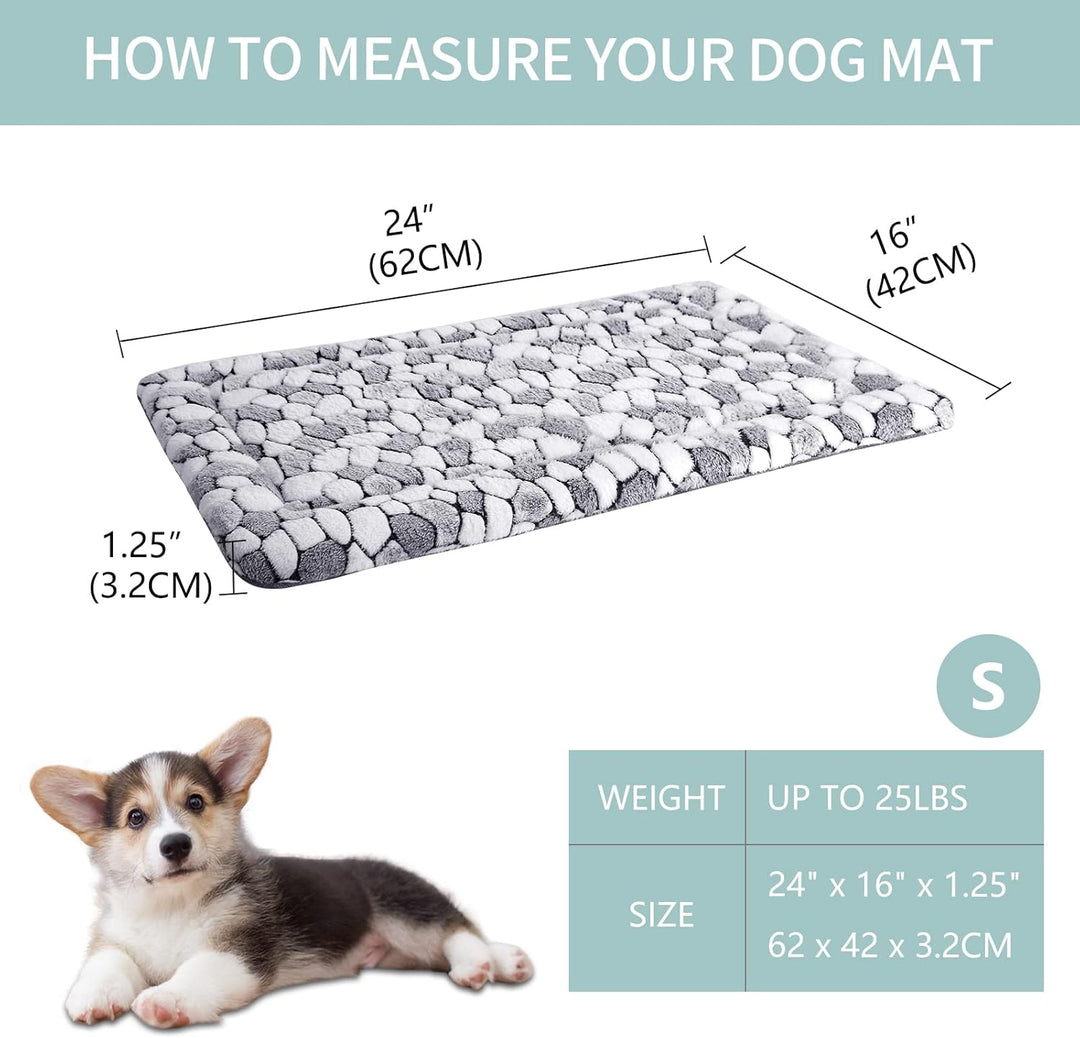 VANKEAN Hundekäfig-Matte, wendbares Hundekäfig-Pad (kühl und warm), maschinenwaschbar, für kleine bi