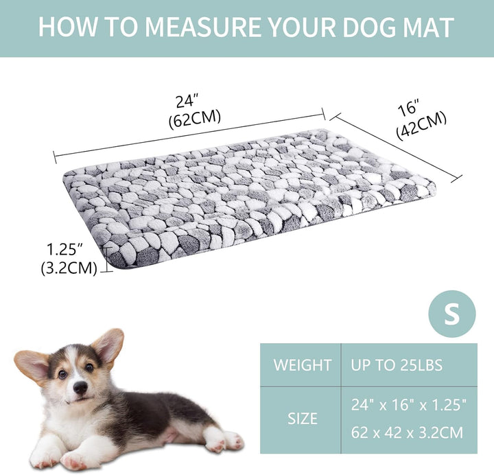 VANKEAN Hundekäfig-Matte, wendbares Hundekäfig-Pad (kühl und warm), maschinenwaschbar, für kleine bi