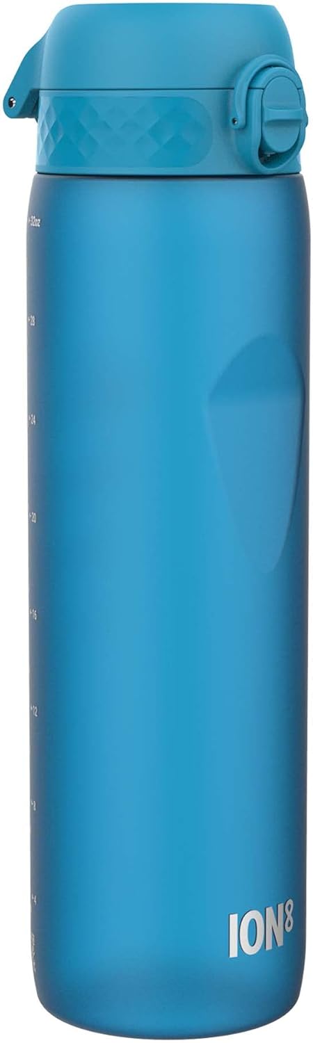 Ion8 1 Liter Trinkflasche, 1000ml, Auslaufsicher, Einhandöffnung, Sichere Verriegelung, Spülmaschine