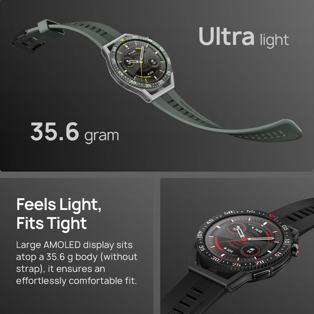 HUAWEI Watch GT 3 SE Wilderness , Fitness Tracker , Green, Grau, One Size, 55029749