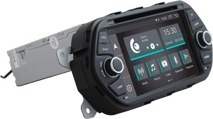 Costum fit Autoradio für FIAT Tipo Android GPS Bluetooth WiFi Dab USB Full HD Touchscreen Display 7"