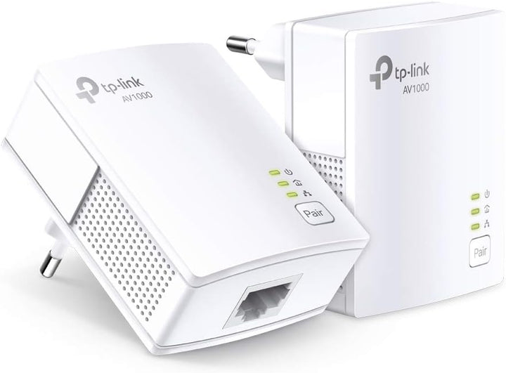 TP-Link Powerline Adapter Set TL-PA717 KIT(1000Mbit/s, Gigabit-Port, Plug&Play, Kompatibel mit Allen