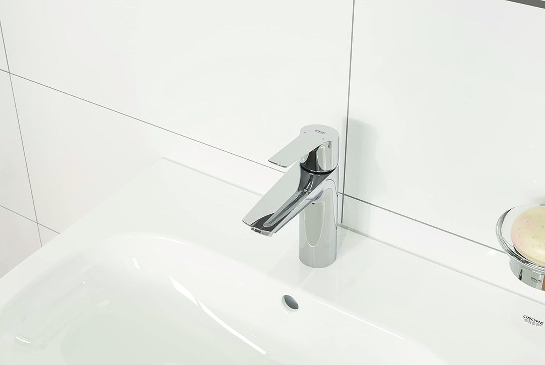 GROHE Start - Einhand-Waschtischarmatur (wassersparend, langlebige Oberfläche, M-Size), chrom, 23455