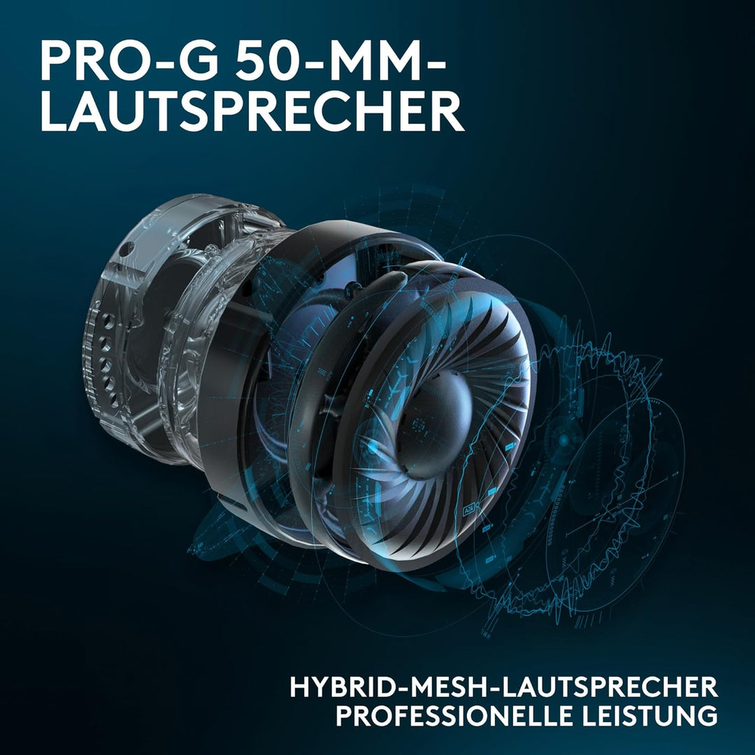 Logitech G Pro X SE Kabelgebundenes Gaming Headset mit Mikrofon: Abnehmbares Mikrofon, DTS Headphone
