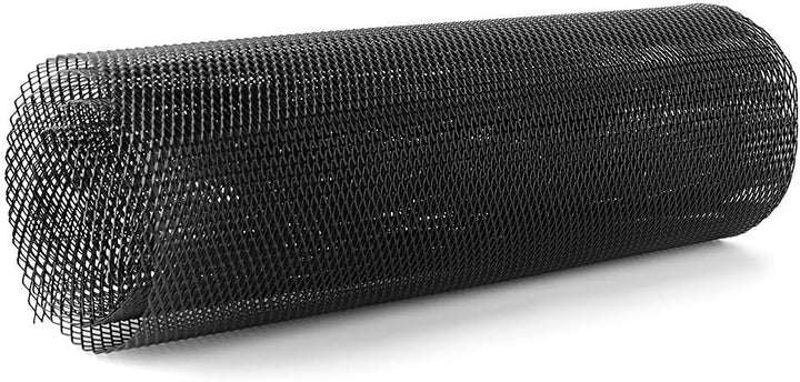 3x6mm Kühlergrill Gitter Alu Renngitter, 100x33cm Auto Kühlergrill Mesh Blatt Gitter Körper Stosssta