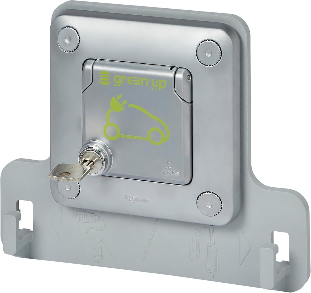 Legrand, Green Up Steckdose für Elektrofahrzeuge & Plug-in-Hybridfahrzeuge, Schnellladesystem f. E-A