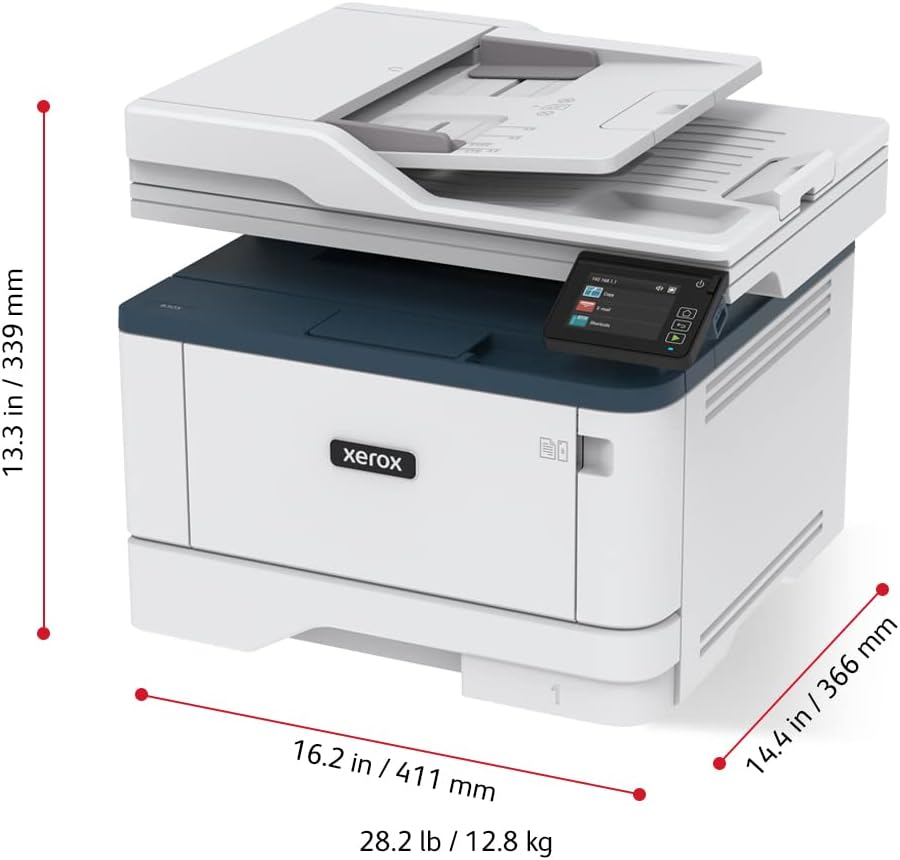 Xerox B315 Multifunktionsdrucker, grau/blau, USB, LAN, WLAN, Scan, Kopie, Fax