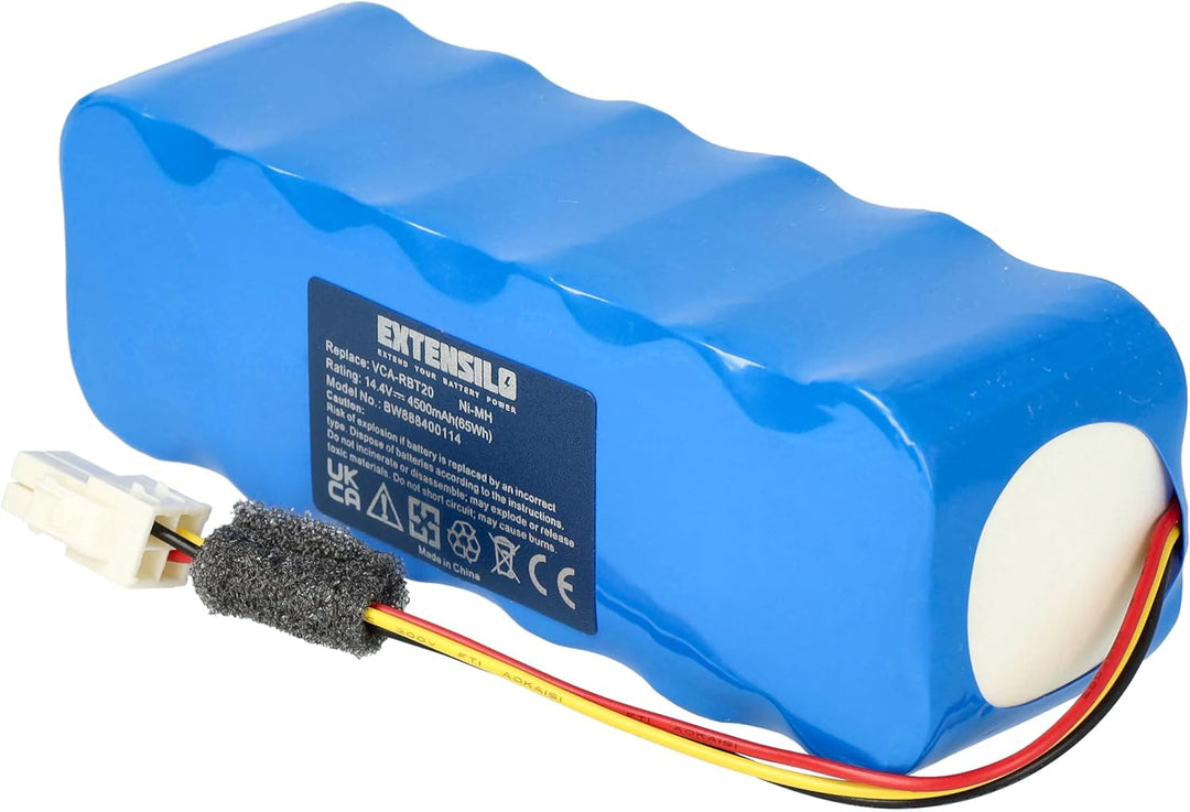 EXTENSILO Akku kompatibel mit Samsung Navibot SR8730, SR8824, SR8825, SR8828, SR8750 Light Staubsaug