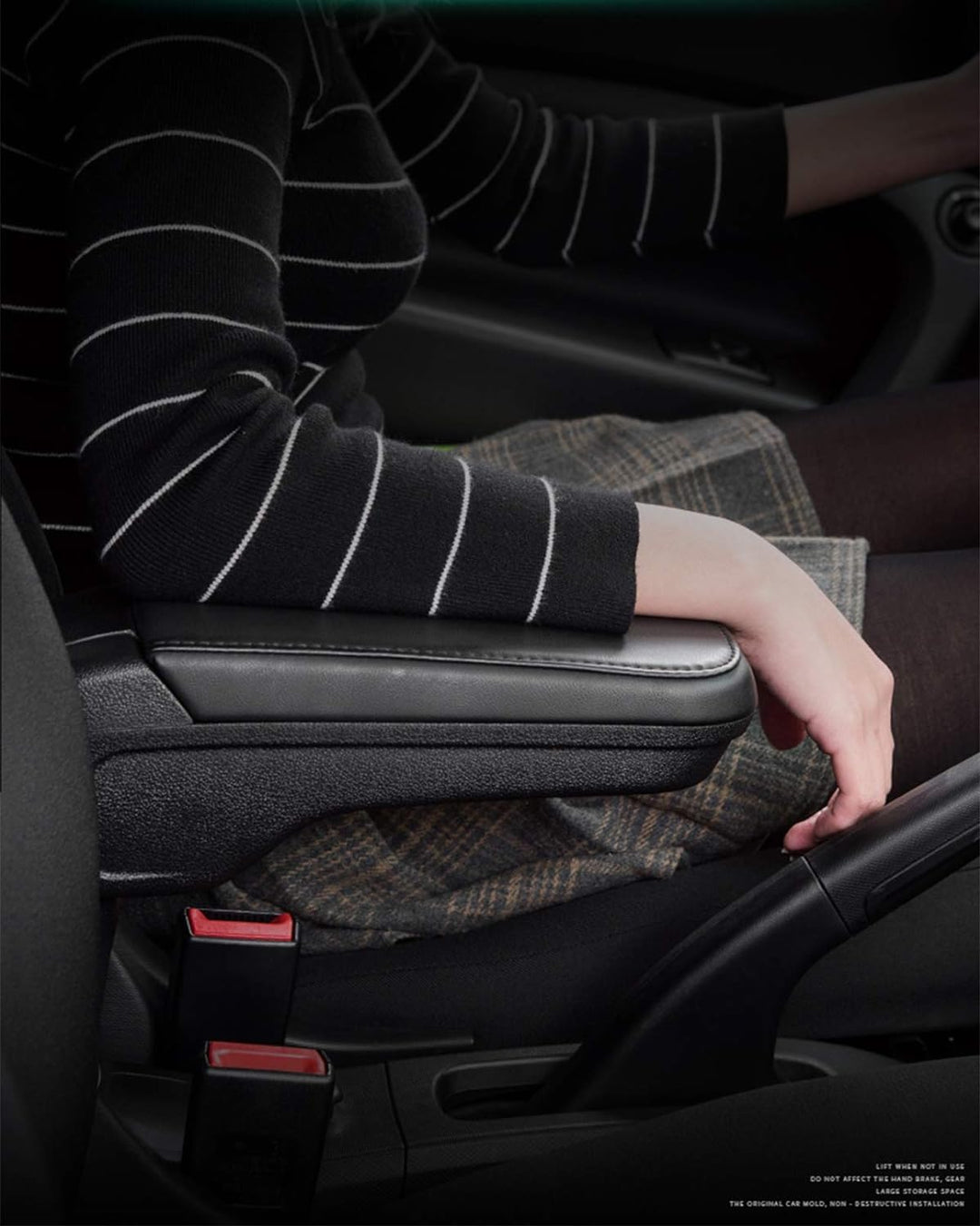 Mittelarmlehne mit Ablagefach für Smart 453 Fortwo Forfour, Klappbare Armlehne mit Getränkehalter