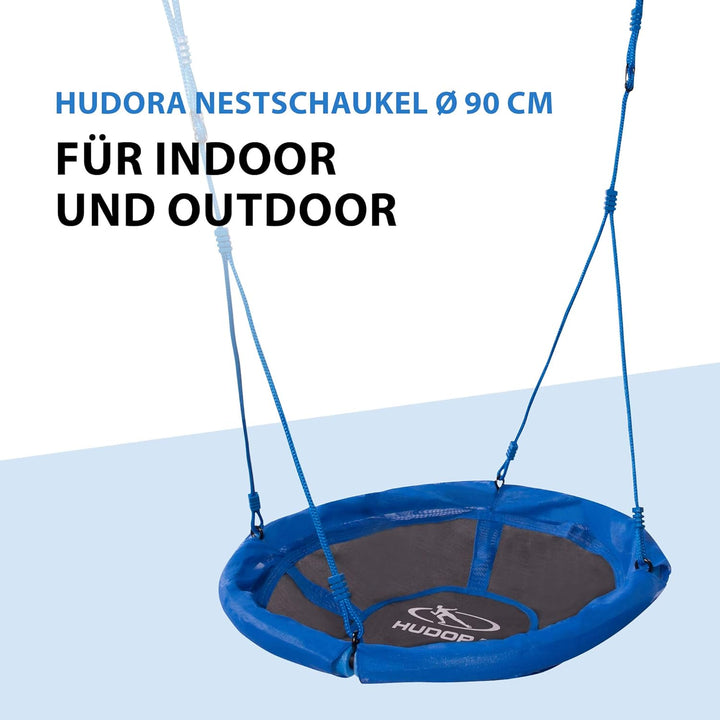 HUDORA Schaukelgestell Single - Schaukel Outdoor für Garten - Kinderschaukel - Schaukelsitz aus Kuns