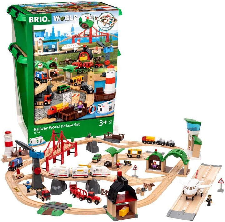 BRIO 33766 - Grosses Premium Set, Kunststoffboxen, Bauernhof Tiere Single, Single