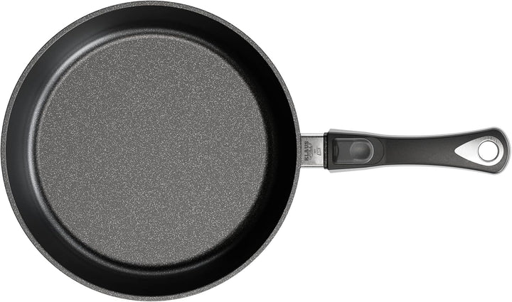 AMT Gastroguss Sonder-Edition Klaus grillt, hohe Ausführung, Ø 28 cm, 7 cm hoch, abnehmbarer Stiel,