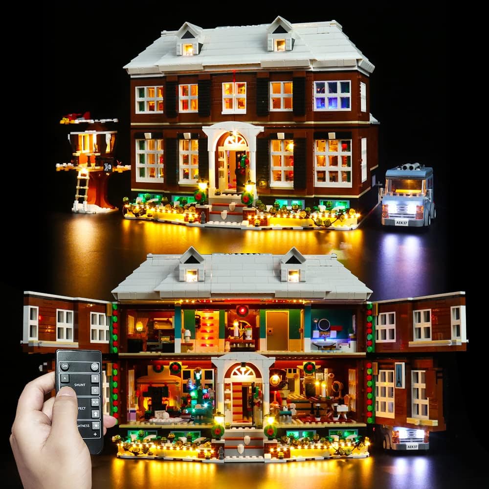 Led Licht Set für Lego Home Alone,Dekorations Led Beleuchtungs Set für Lego 21330 Exklusives Collect