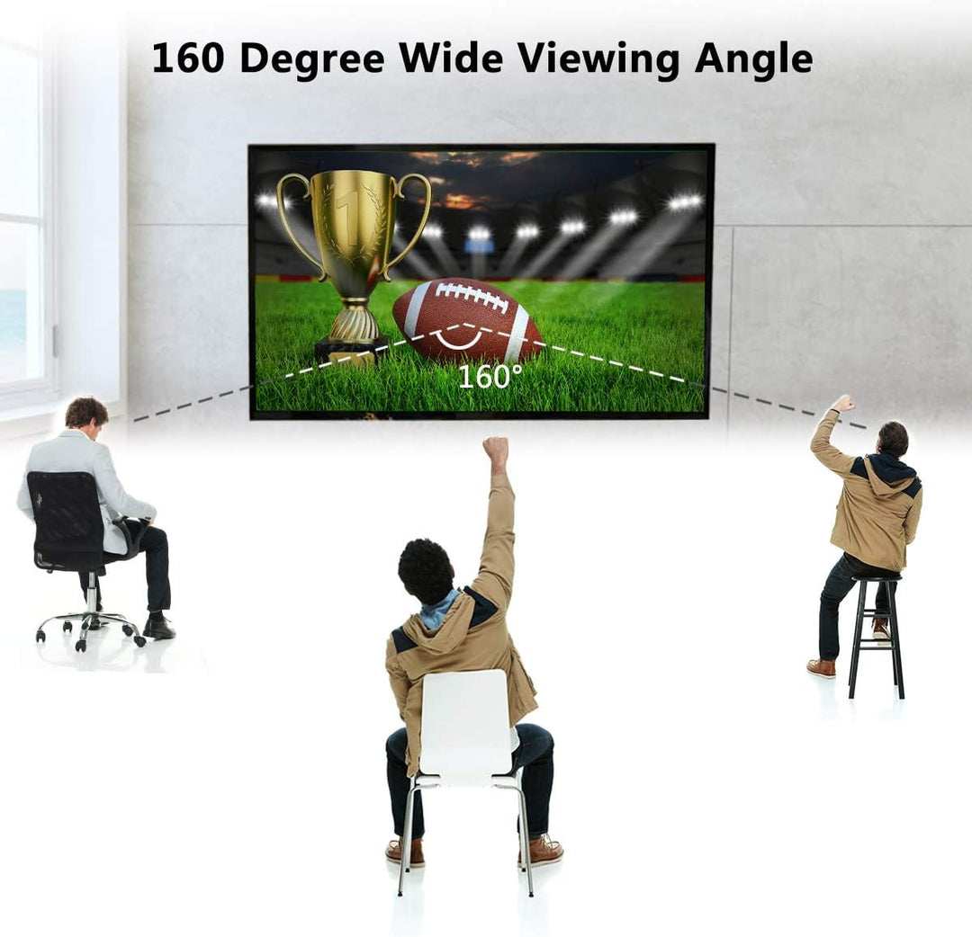 Projection Screen 100 Inch Portable Projection Screen with 16:9 HD 4K Screen for Home Theater Home T