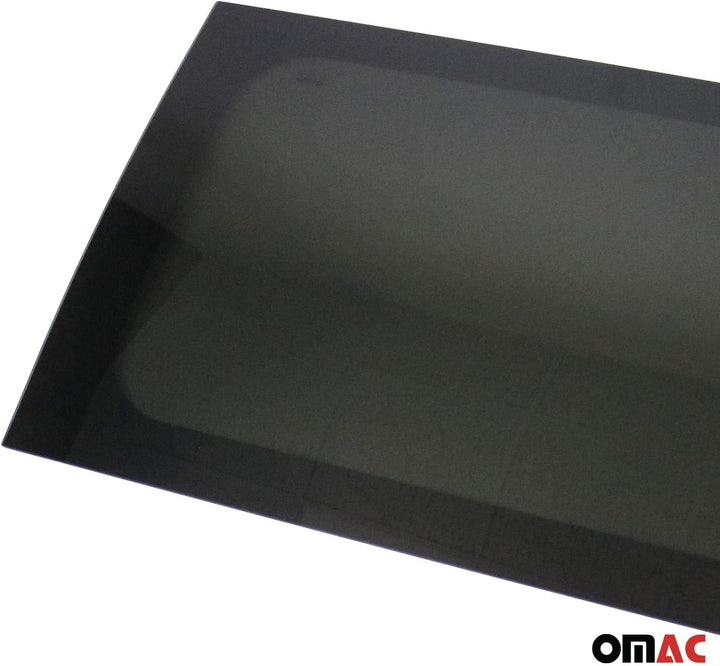 Seitenfenster Auto Fenster kompatibel mit Opel Vivaro 2001-2014 Schiebetür Links L2 | Auto Schwarz D