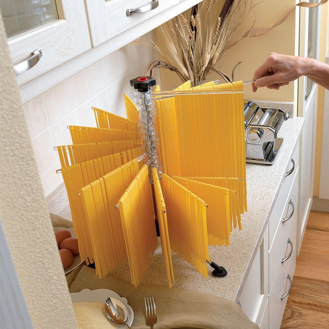 Marcato Tacapasta Nudeltrockner Höhe 47cm zusammenfaltbar Blau, Blau