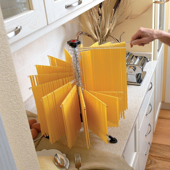 Marcato Tacapasta Nudeltrockner Höhe 47cm zusammenfaltbar Blau, Blau