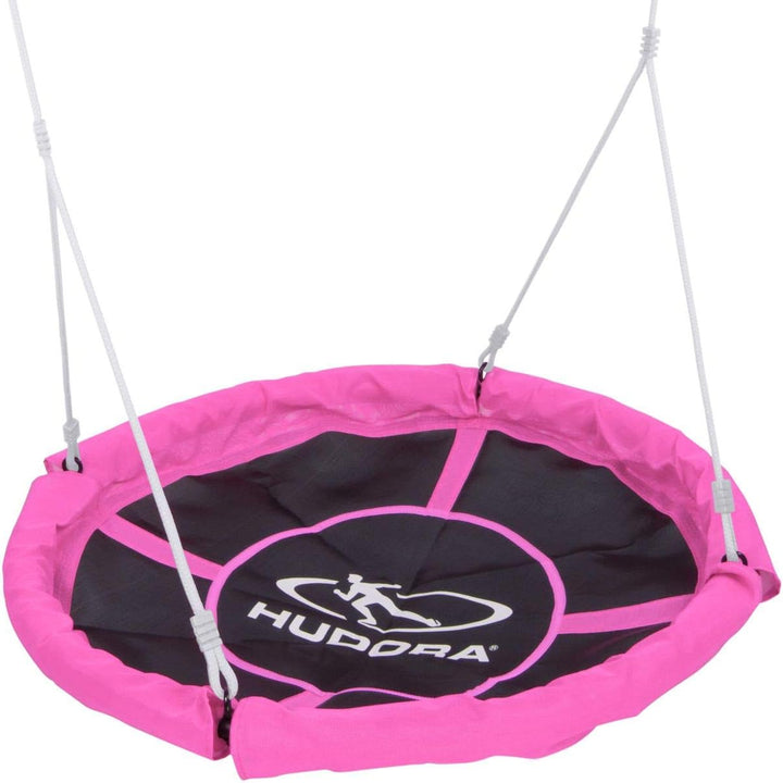 HUDORA 72148 Nestschaukel 110, Pink | Garten-Schaukel | Auch für Indoor geeignet 110 cm