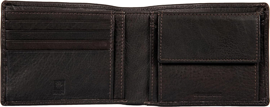 Avirex Austin Kollektion Geldbörse aus weichem Leder, für Herren, Braun